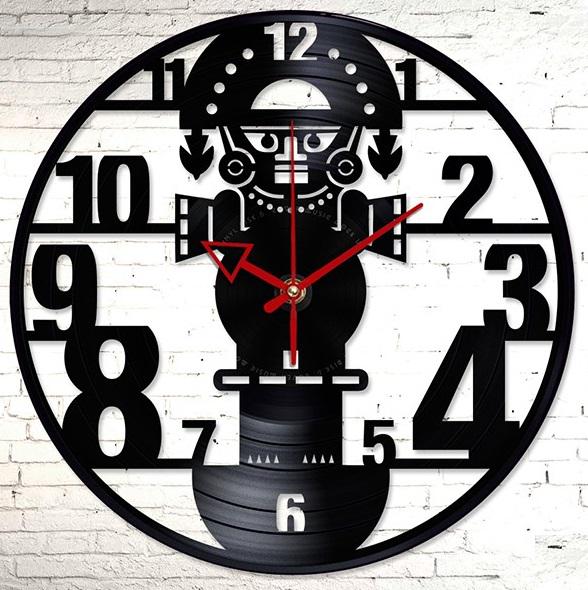 Часы настенные Перу Инки 2924 из виниловой пластинки