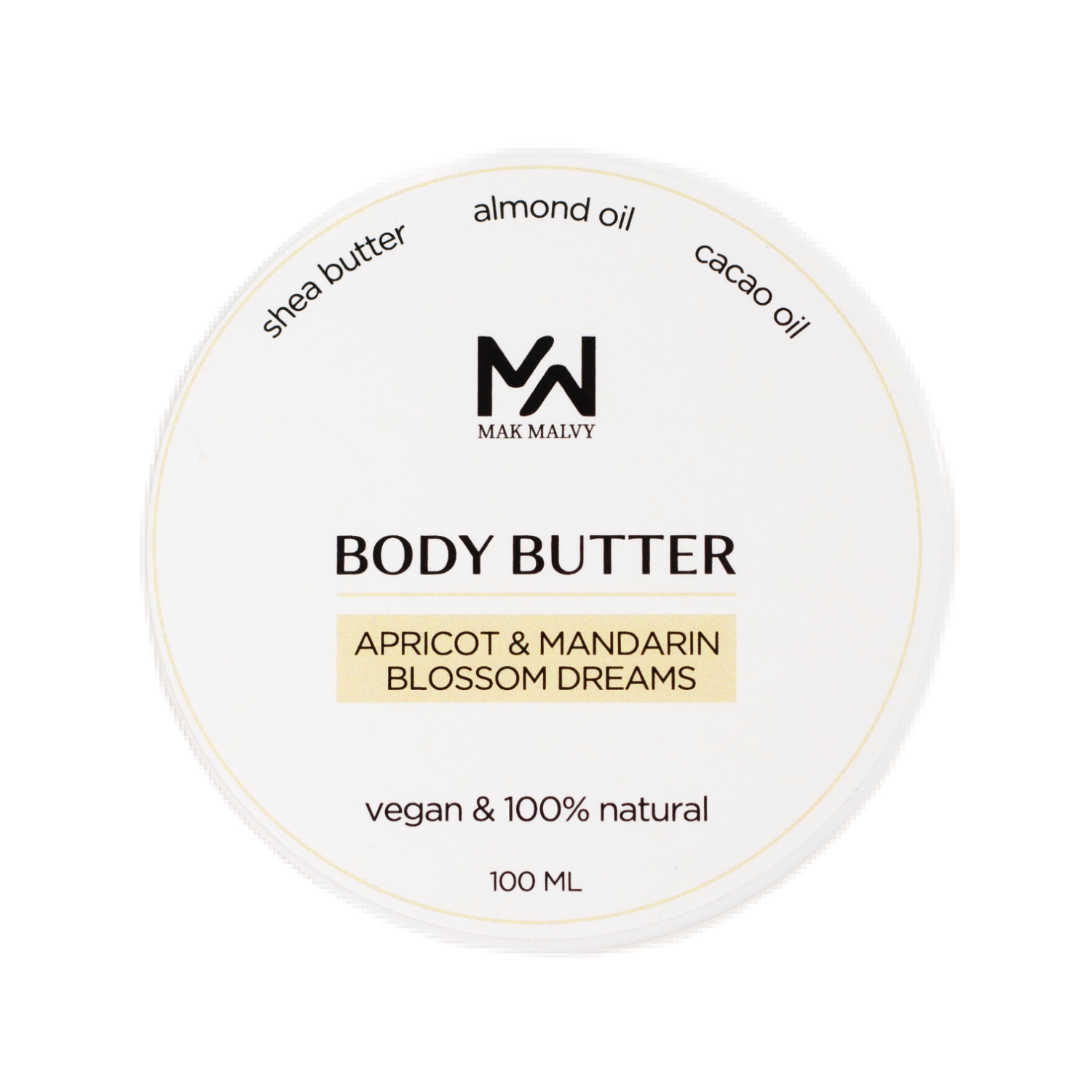Баттер для тела Mak Malvy Абрикос/Мандарин 100 мл (420314)