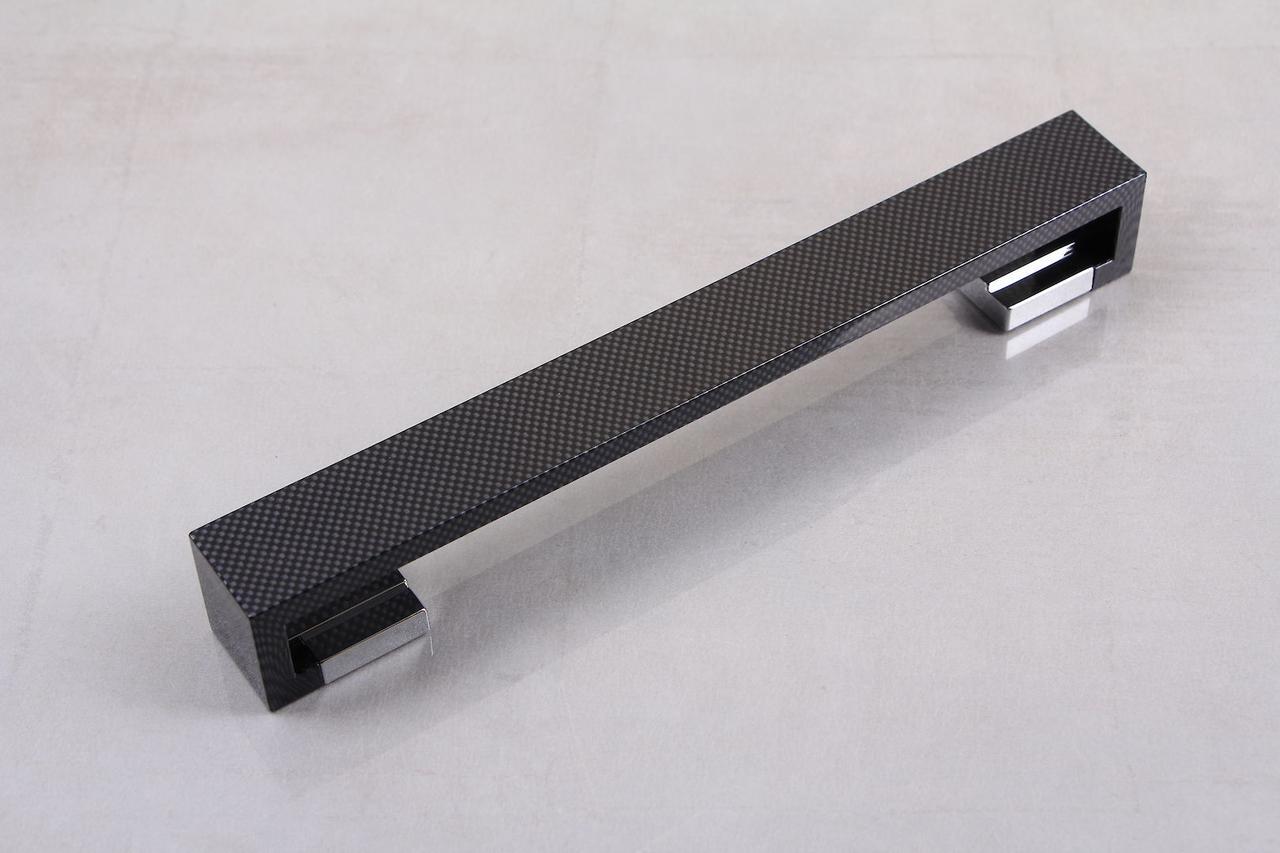 Мебельная ручка Poliplast РП-32/160 KS0037BQ1 KU302 T102 Карбон (17204)