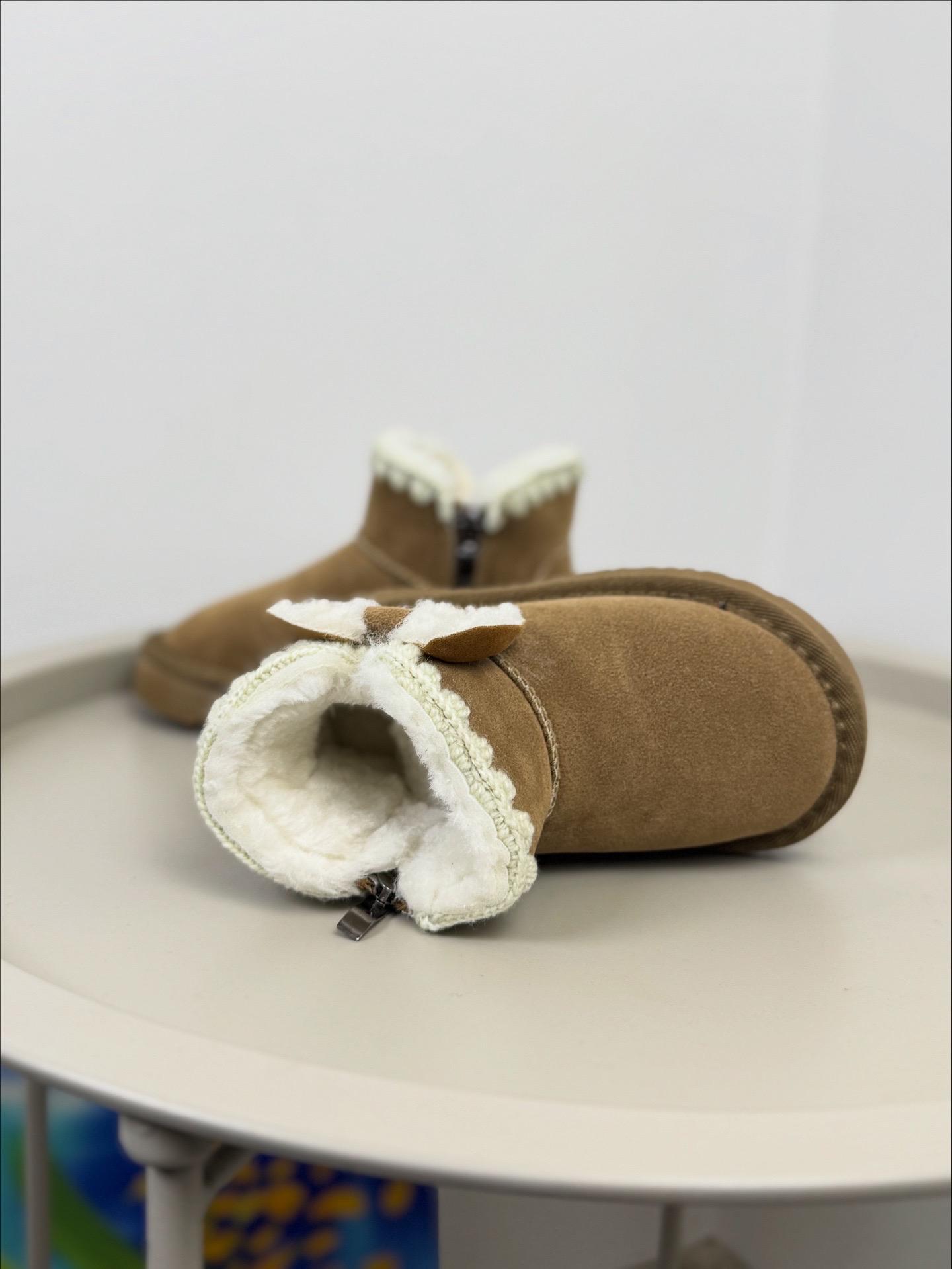 Ботинки детские зимние 1641 р. 26 Бежевый (30410786) - фото 3 Ботинки детские зимние 1641 р. 26 Бежевый (30410786) - фото 3