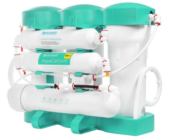 Фильтр обратного осмоса Ecosoft P'URE AQUACALCIUM Mint с комплектом картриджей Ecosoft AquaCalcium Mint 6 мес. (MO675PUREMACECO/CHV5PUREMAC)