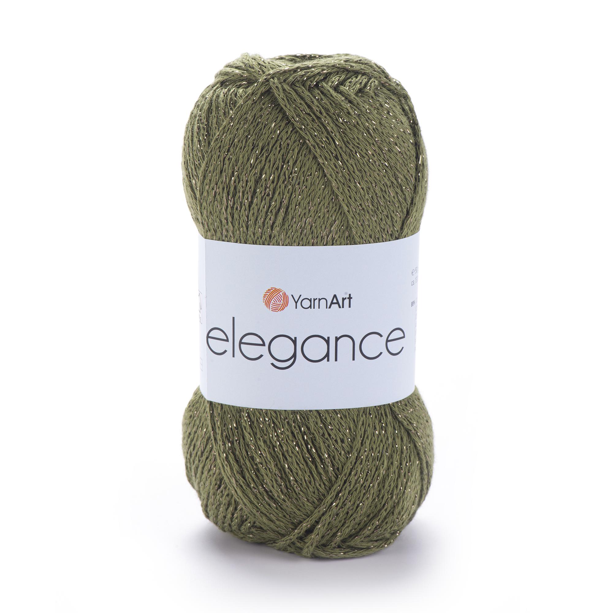 Пряжа YarnArt Elegance 113 Хаки (7423)