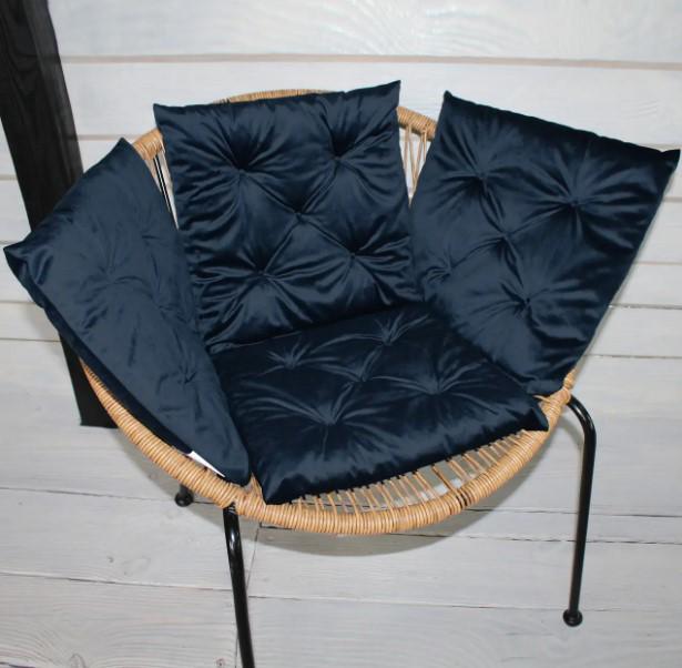 Подушка для стульев Broadway 40х40х6 см Синий (84-010) - фото 9 Подушка для стульев Broadway 40х40х6 см Синий (84-010) - фото 9