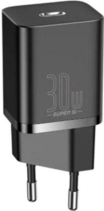 Зарядное устройство Baseus Super Si Type-C PD3.0 30 W 3 A Black (CCSUP-J01)