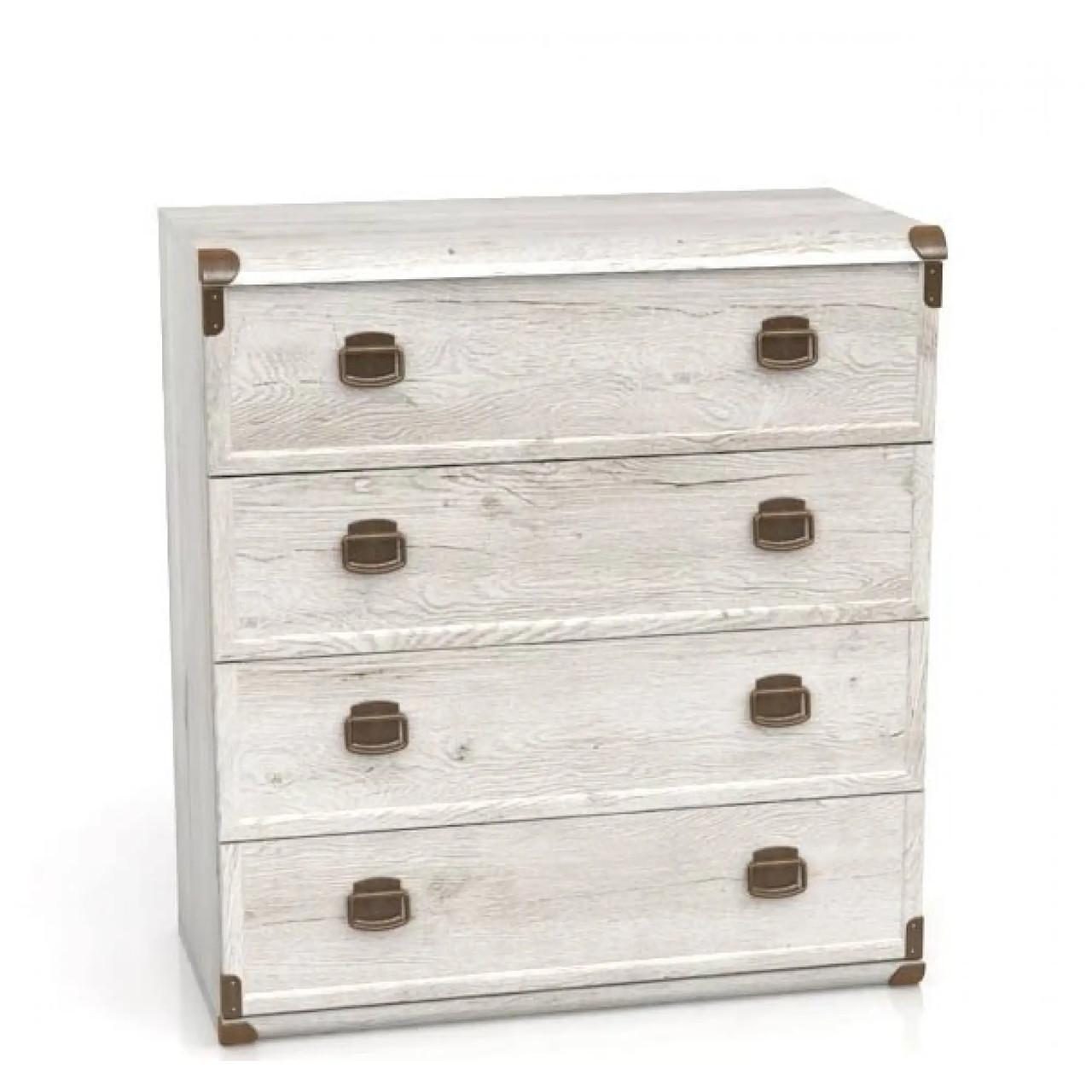 Комод в спальню ВМК БРВ Индиана JKOM4S/80 Сосна аризонская (GRB-1578)