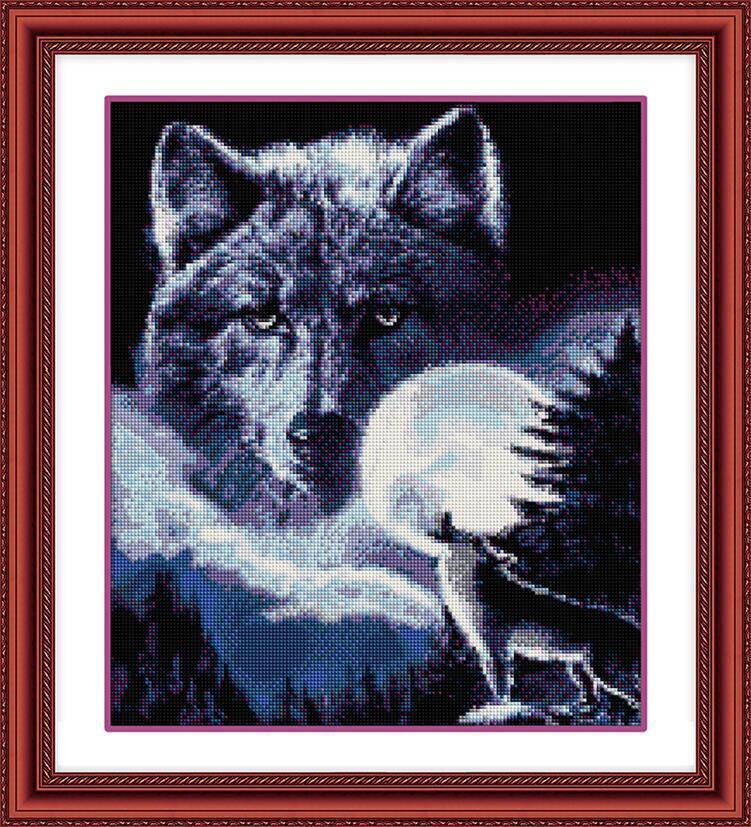Алмазная мозаика Dream Art Дух волка 39x46 см (DA.30194)