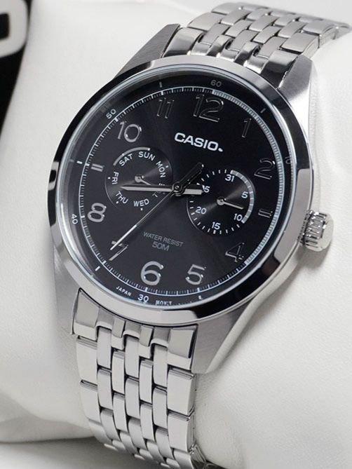 Наручные часы мужские Casio MTP-E340D-1A Timeless Collection Черный (2903903422)