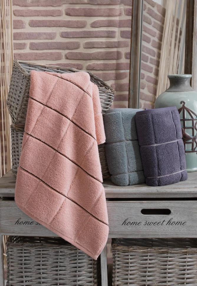 Набор полотенец Cestepe MicroCotton Delux Premium Kare 2 70х140 3 шт. (2020715)