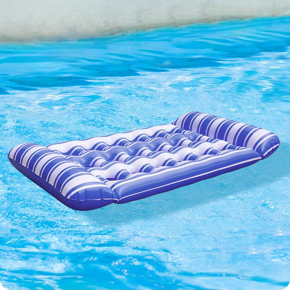 Матрас для плавания надувной 72x130 см Синий - фото 2 Матрас для плавания надувной 72x130 см Синий - фото 2