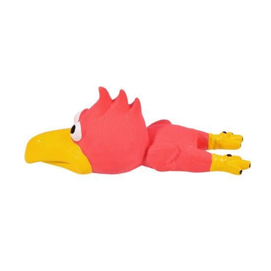 Іграшка для собак писклява курка/інтерактивн/латексна 24 см Червоний (B40708RBO-987)