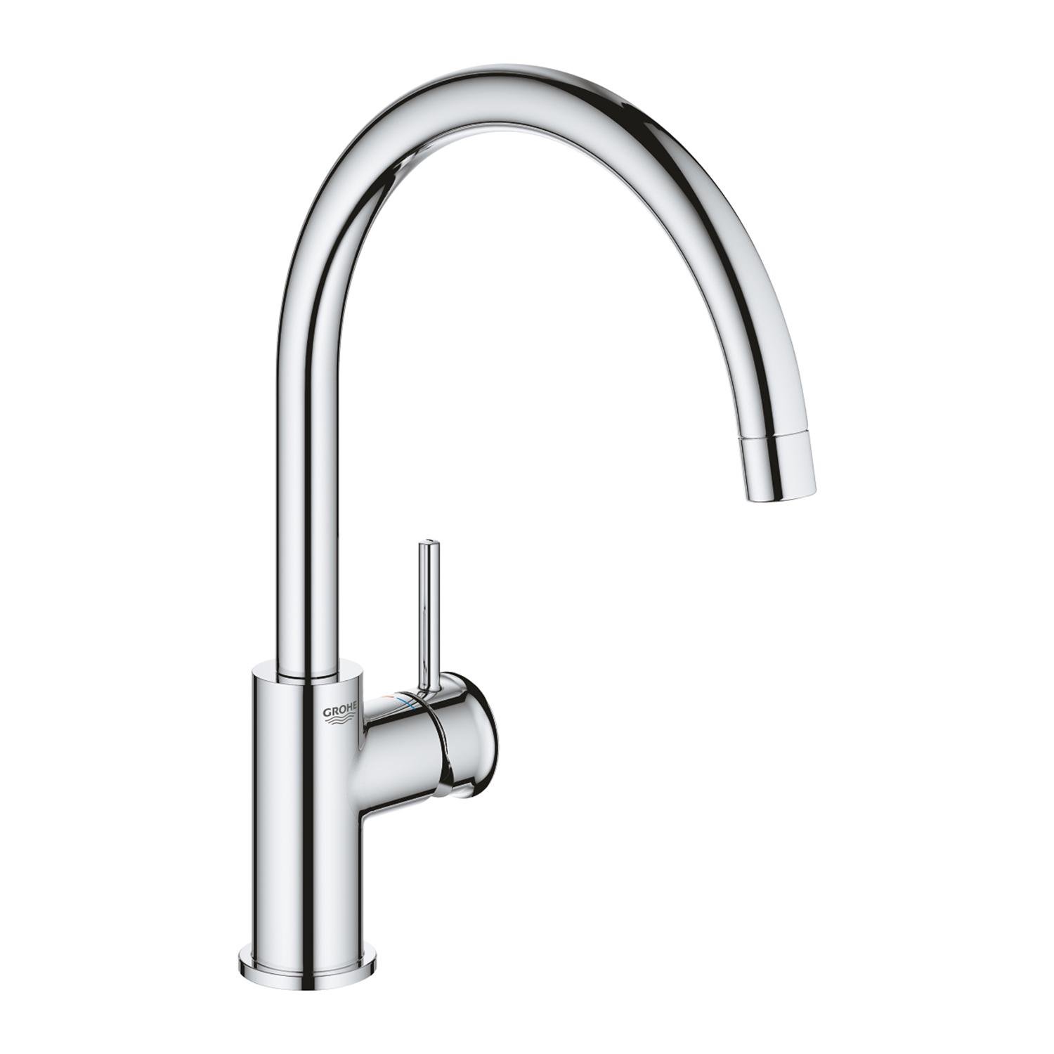 Змішувач для кухні Grohe QuickFix Start 31553001 CV033070 одноважільний Хром (197020)