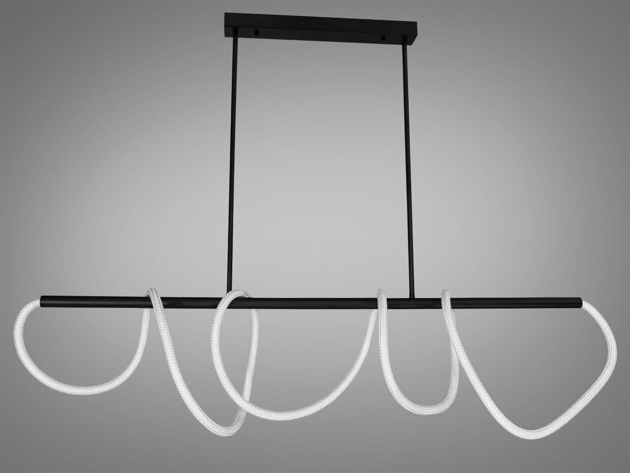 Люстра светодиодная EcoLed 32W 9752-L1500BK Черный