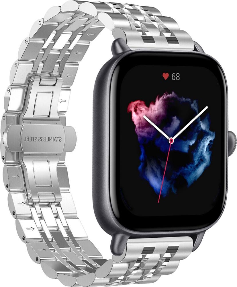Браслет металлический Spinye для Amazfit GTS 3 Silver (29174-59)