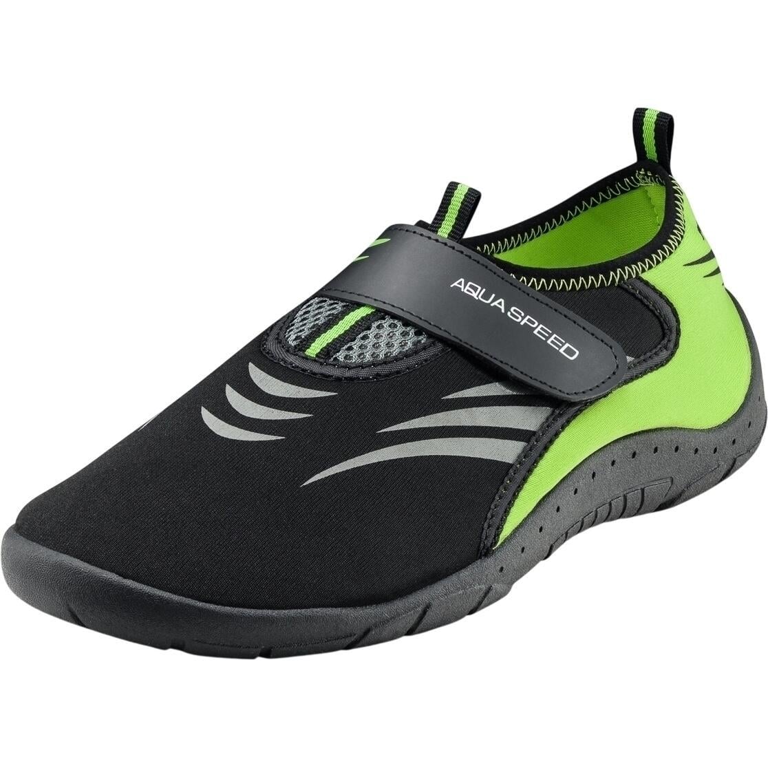 Аквашузы Aqua Speed AQUA SHOE 27 642-27A р. 46 Черно-салатовый (59087-180)