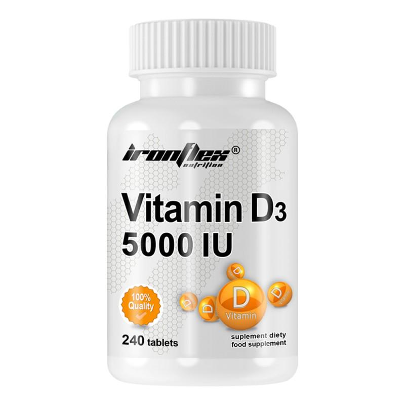 Витамин D3 IronFlex Vitamin D3 5000 240 tablets