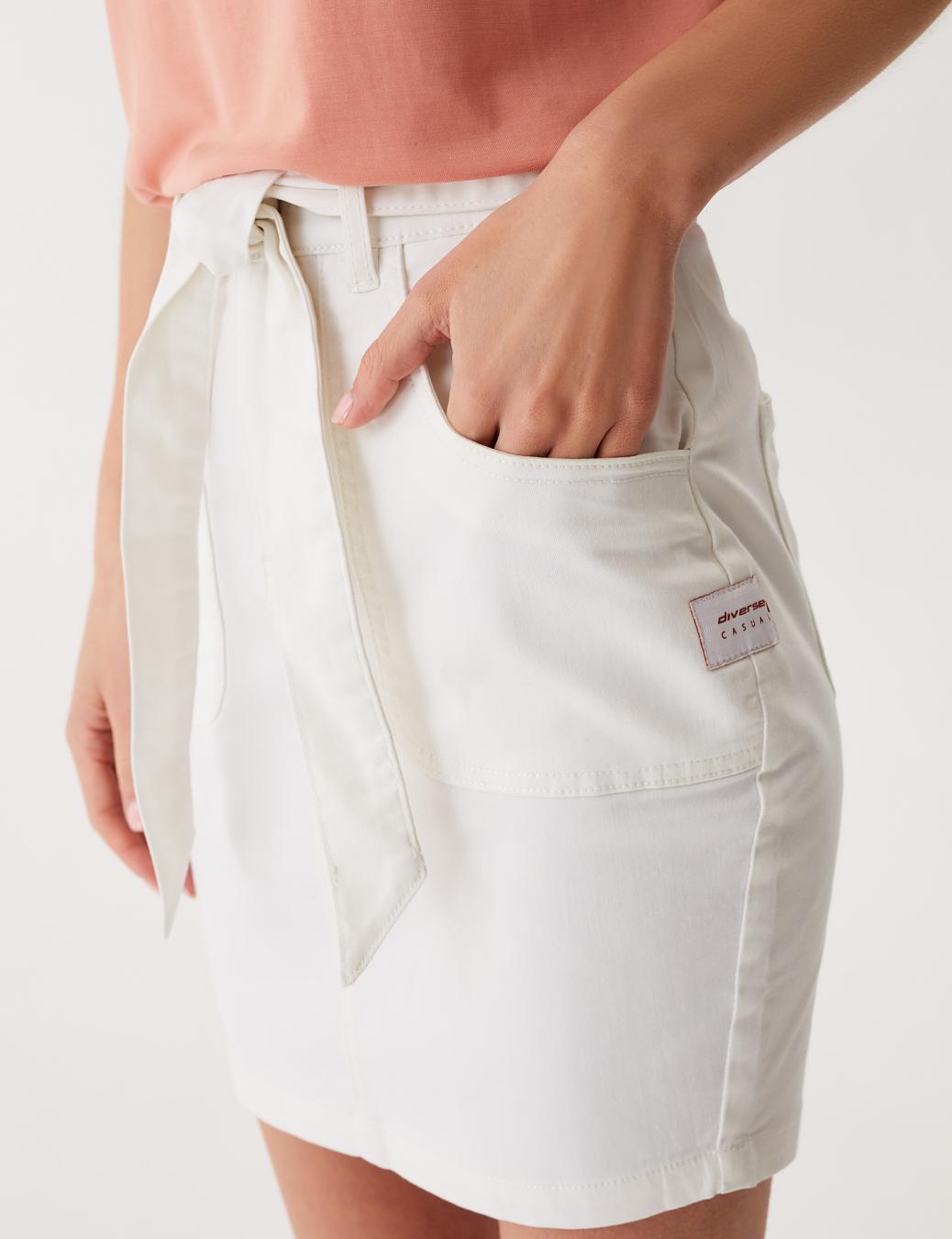 Юбка женская мини Diverse LIKIUM XS Белый (5902598439840) - фото 6 Юбка женская мини Diverse LIKIUM XS Белый (5902598439840) - фото 6