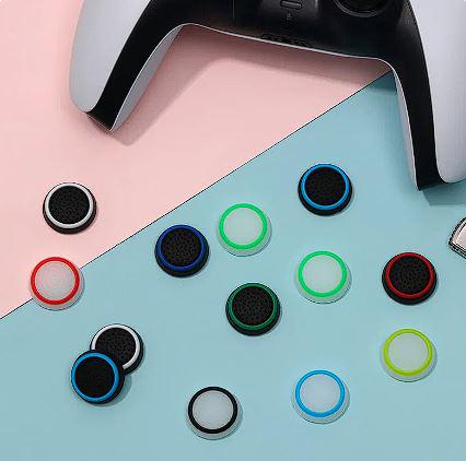 Накладки силиконовые для джойстика PlayStation 3/4/5 4 шт. White/Red (20219) - фото 4 Накладки силиконовые для джойстика PlayStation 3/4/5 4 шт. White/Red (20219) - фото 4