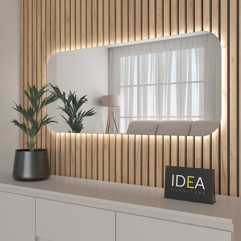 Дзеркало з підствікою овальне IDEA В-29 111x50 см (10022) Дзеркало з підствікою овальне IDEA В-29 111x50 см (10022)