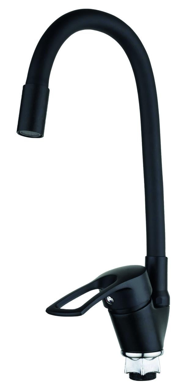 Змішувач для кухні MIXXUS FANY 011 Reflector Black без підводки (MI6294)