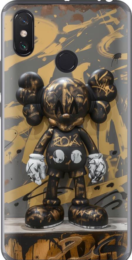 Чехол на Xiaomi Mi Max 3 Bronze kaws (6097t-1534-42517)