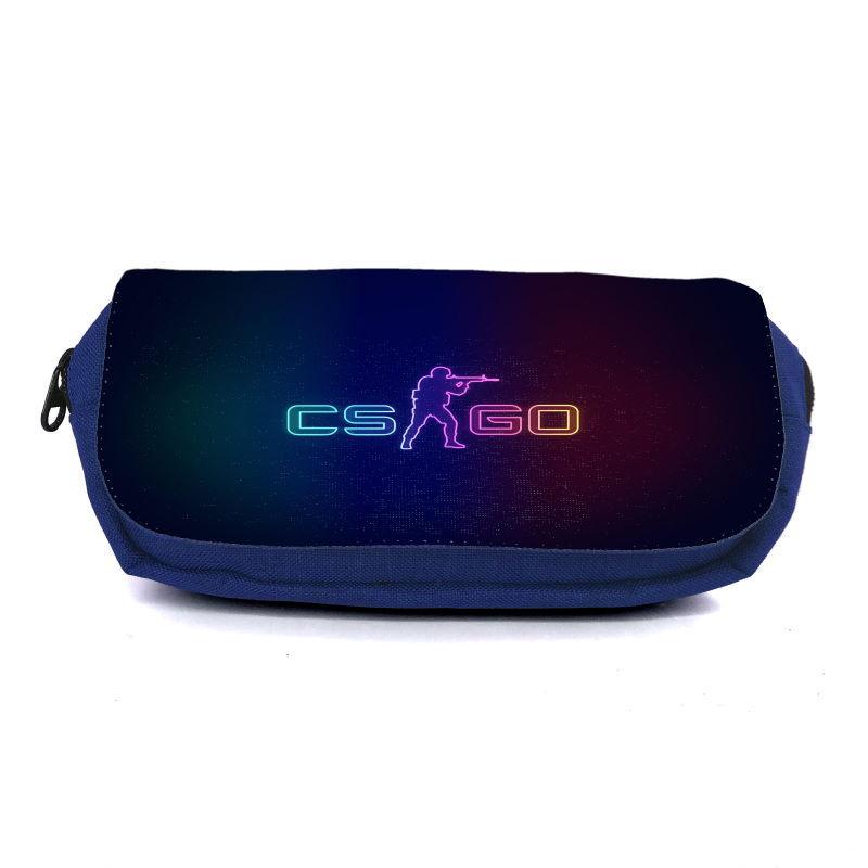 Пенал школьный Контр Забастовка CSGO-007 Синий (1442383529)