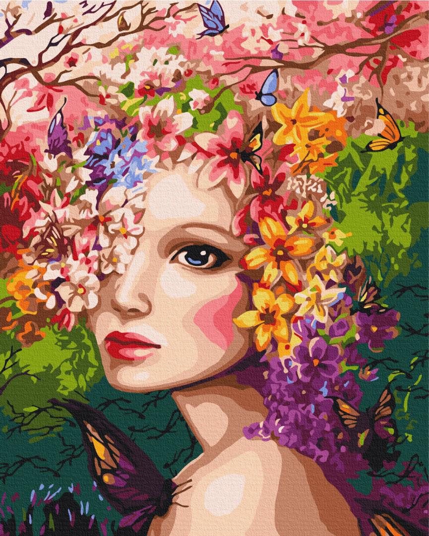Картина по номерам Brushme Весенняя нимфа 48x60 см (BS31965L)