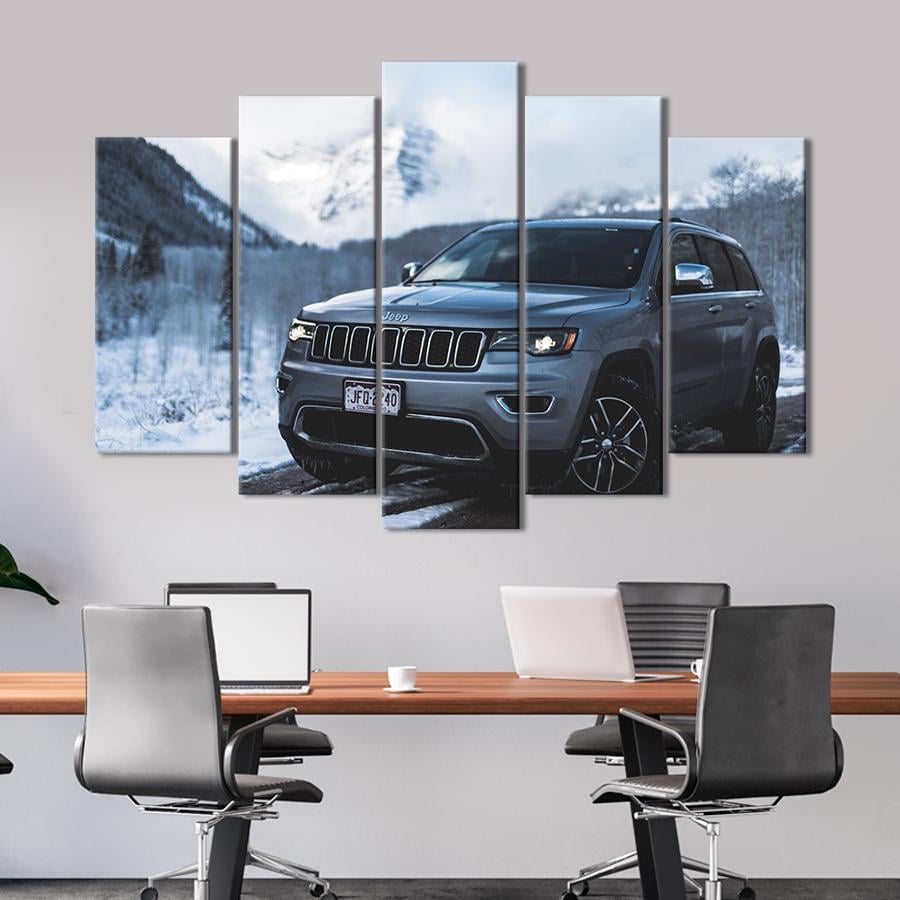 Картина Автомобиль Внедорожник Jeep Grand Cherokee 112x68 см (A1208-5)