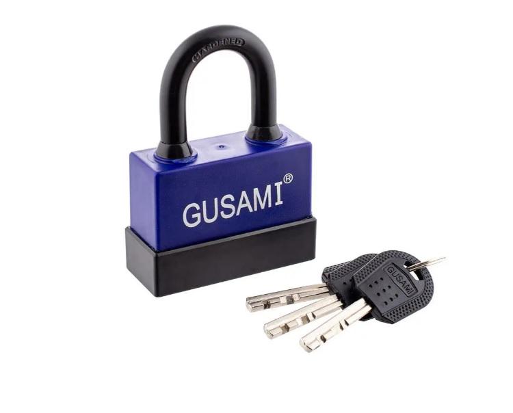 Замок навесной влагостойкий Gusami 3 ключа 75 мм (ЗН417)