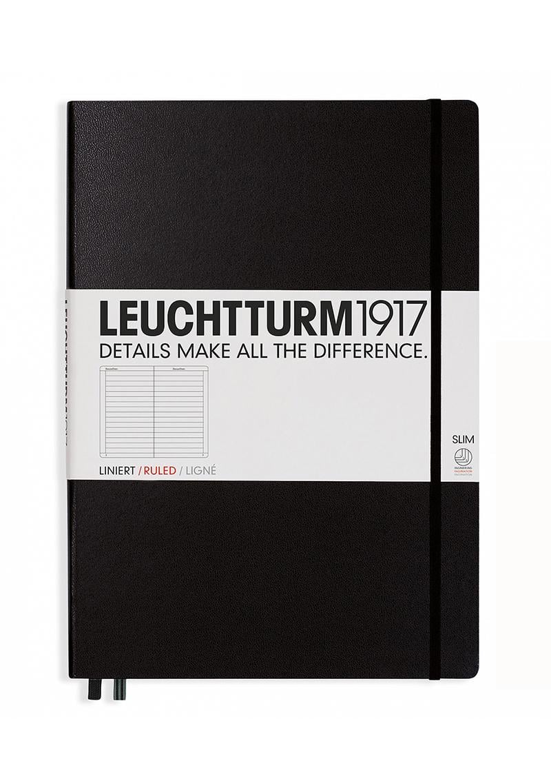 Блокнот Leuchtturm1917 Master Slim A4+ лінія Чорний (334917)