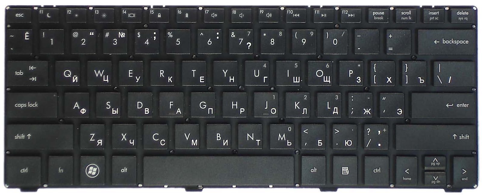 Клавиатура для ноутбука HP ProBook 4230S Black