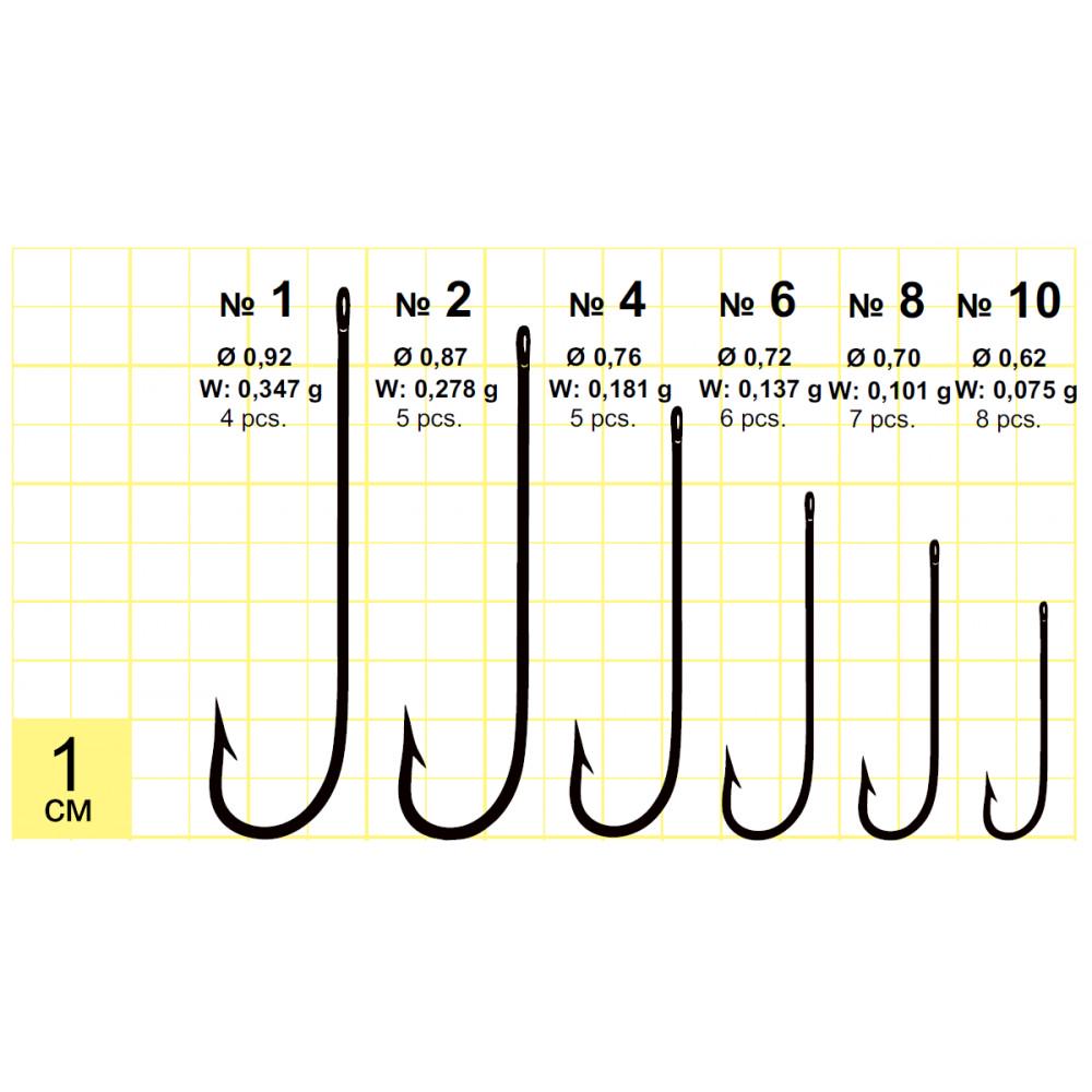 Крючки Gurza Carlisle BN №1 4 шт. - фото 2