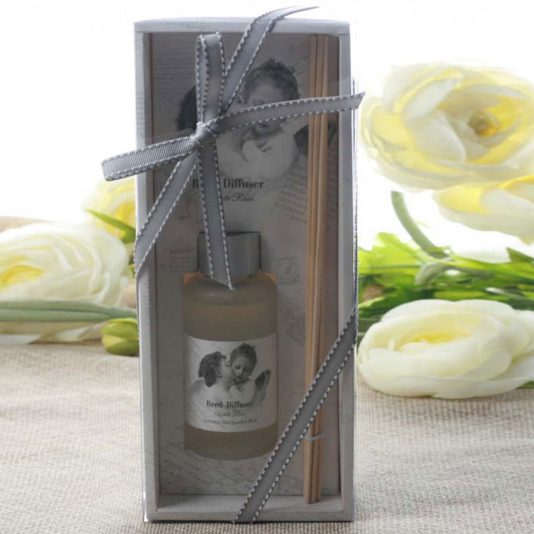 Аромадифузор Reed Diffuser White Rose у подарунковій коробці 100 мл (JM1178)