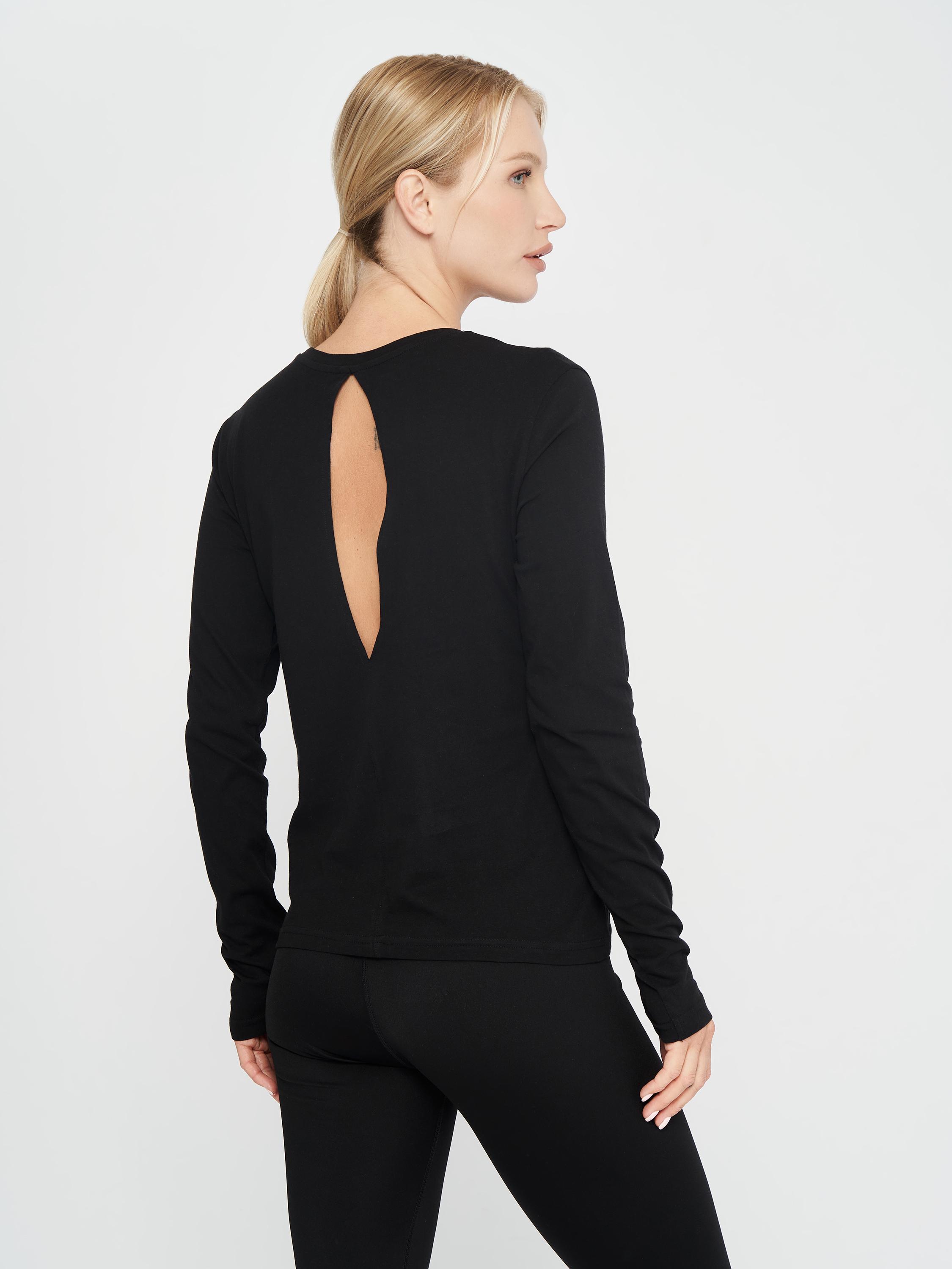 Реглан Joma 901611.100 Organic Long Sleeve T-Shirt L Black (8445456181224) - фото 2