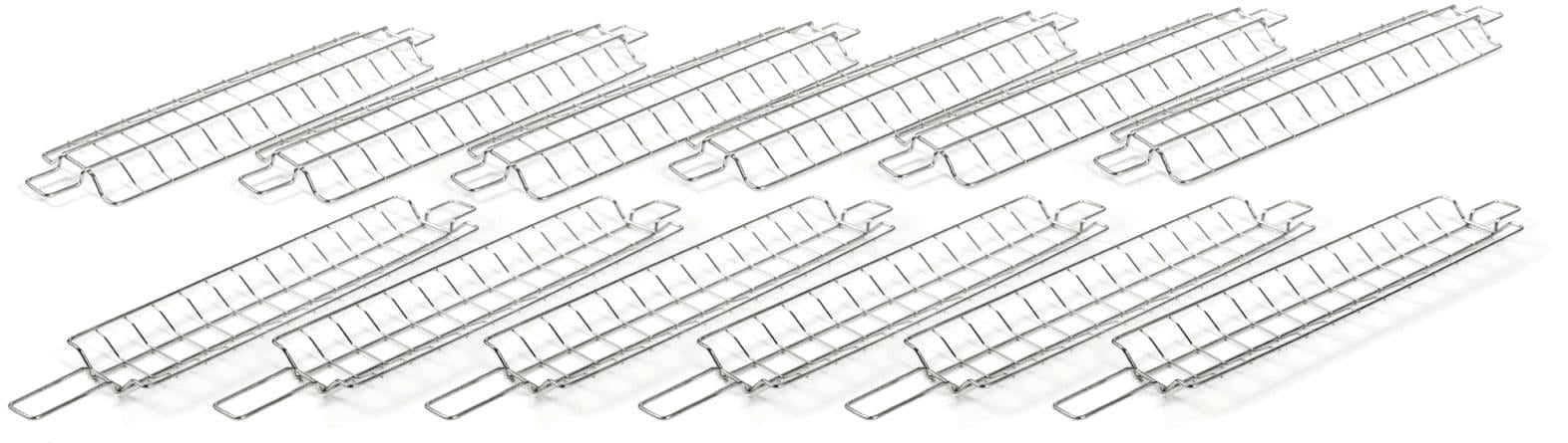 Професійний набір Grill Jumbo Pro Max Set із харчової нержавіючої сталі 304 та регульованими решітками для гриля 6 комплектів (7772) - фото 2 Професійний набір Grill Jumbo Pro Max Set із харчової нержавіючої сталі 304 та регульованими решітками для гриля 6 комплектів (7772) - фото 2