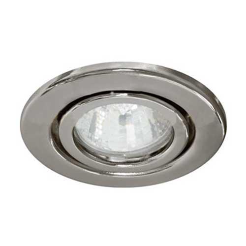 Точковий світильник врізний Feron DL11 MR16 GU5.3 50W круг Титан (04003)