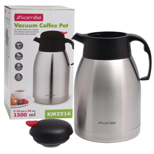 Термос Kamille KM-2216 з нержавіючої сталі 1500 мл (2628364910)