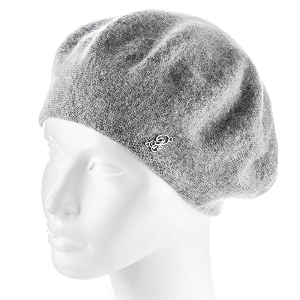 Шапка женская Atrics WH873 двойной ангоровый Серый