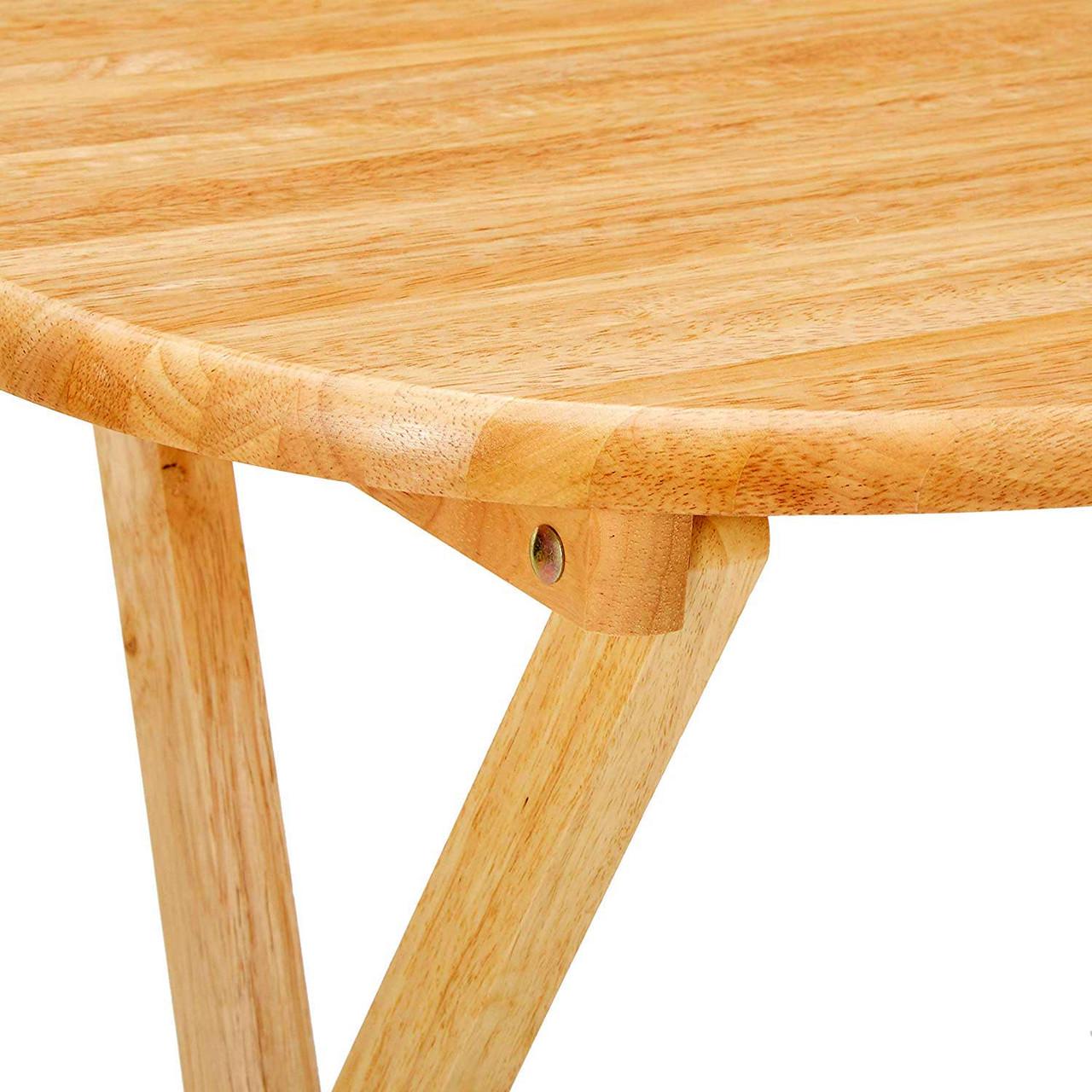 Столик раскладной из дерева Денмарк Ваниль (СУН-001302) - фото 2