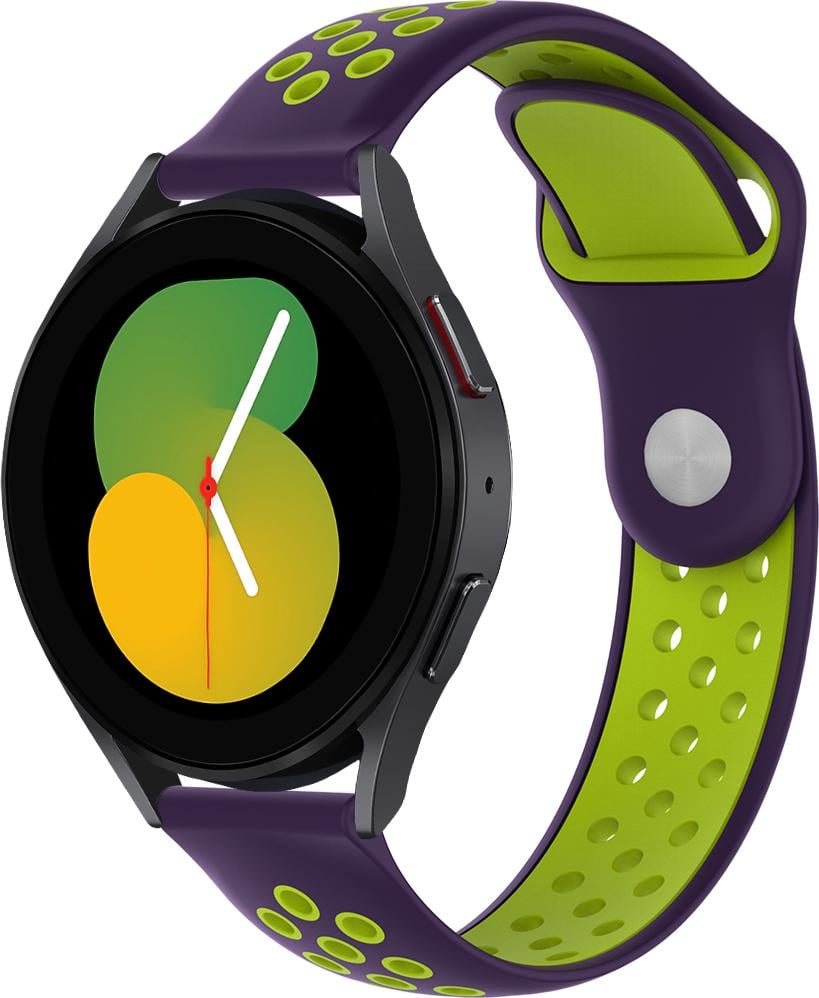 Ремешок Sport для Galaxy Watch 5 40 мм Violet/Green (29186-21) Ремешок Sport для Galaxy Watch 5 40 мм Violet/Green (29186-21)
