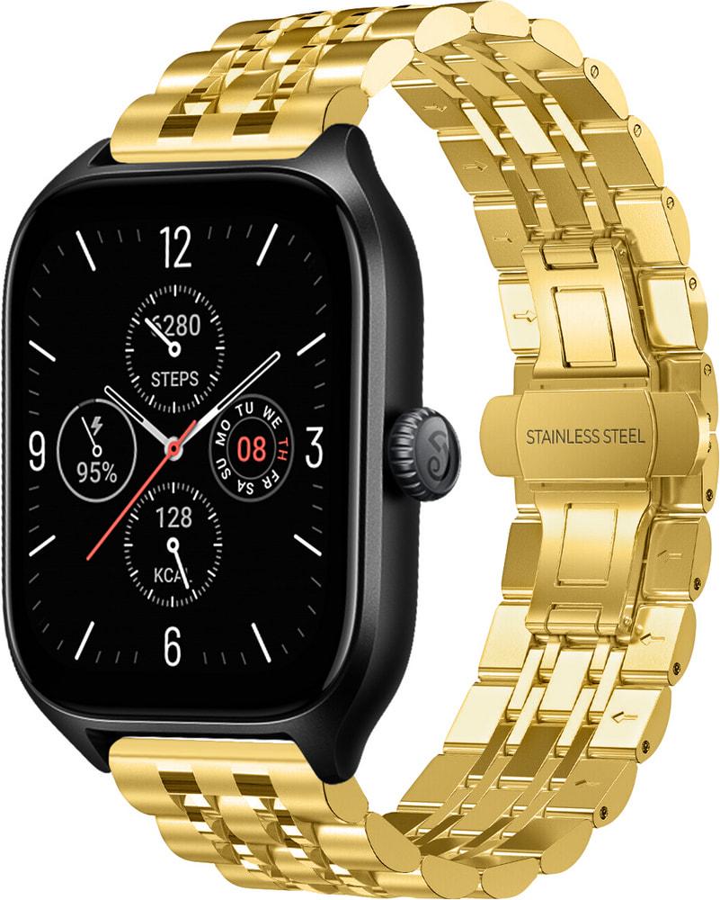 Браслет металевий Spinye для Amazfit GTS 4/Mini Gold (29517-2A)