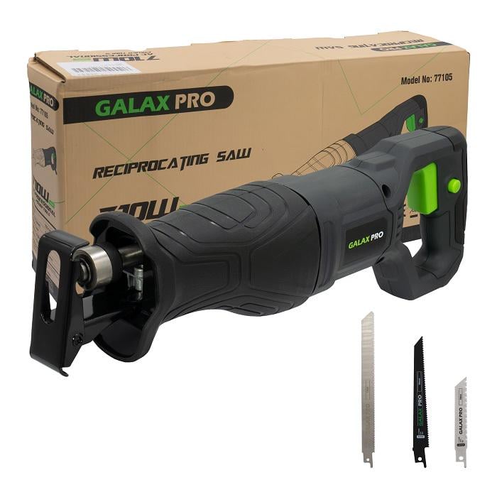 Шабельна пила електрична Galax PRO 77105 хід 28 мм 0-2800 об/хв 710 Вт (27633337)