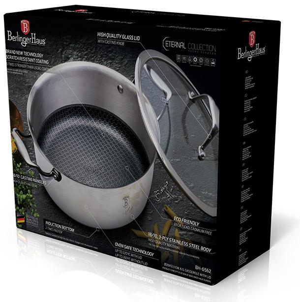 Каструля Berlinger Haus Eternal Collection з 3-шаровими стінками 6,1 л - фото 2 Каструля Berlinger Haus Eternal Collection з 3-шаровими стінками 6,1 л - фото 2