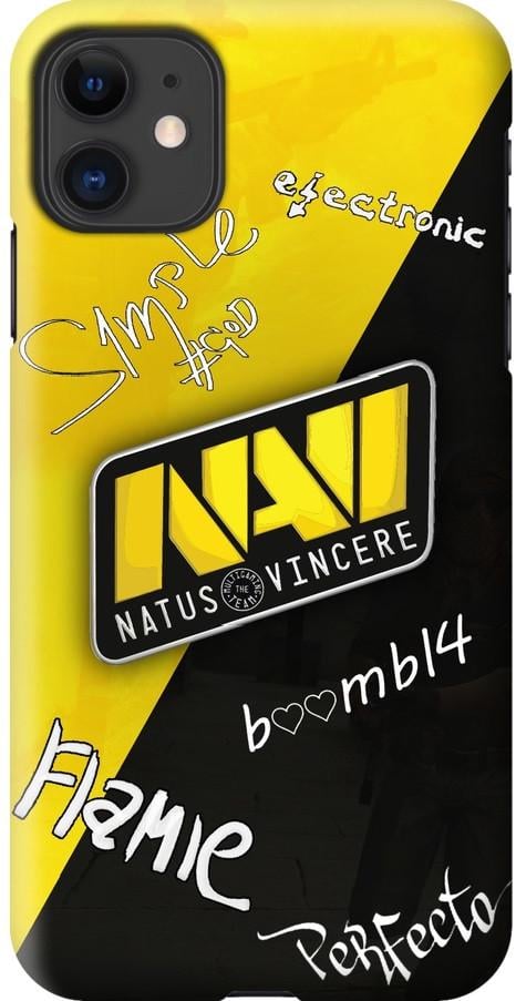 Чохол силіконовий FTS для Apple iPhone 11 Natus Vincere Автографи (600840DSX15)