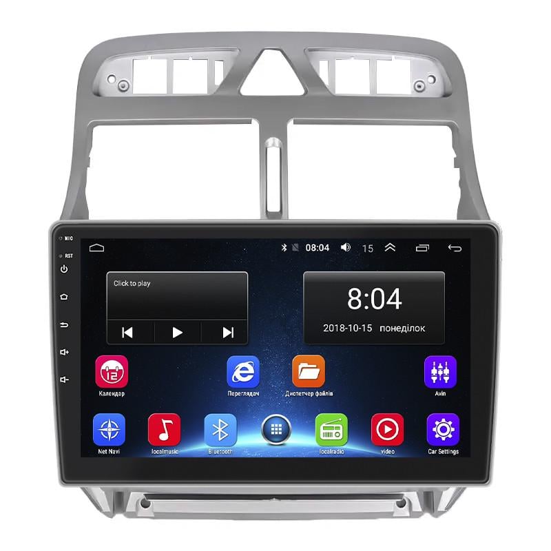 Магнитола штатная 9" Lesko для Peugeot 307 I Restyling 2005-2008 2/32Gb/Wi-Fi/Optima GPS Android (1578016921)