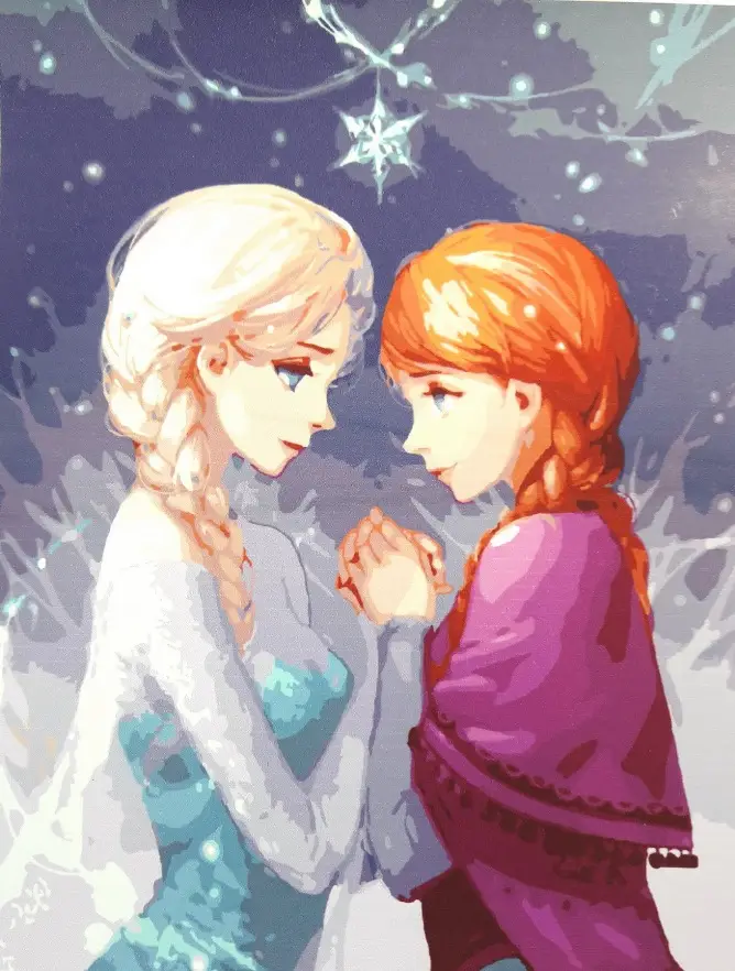 Картина по номерам Brushme Холодное сердце 40x50 см (BRM255)