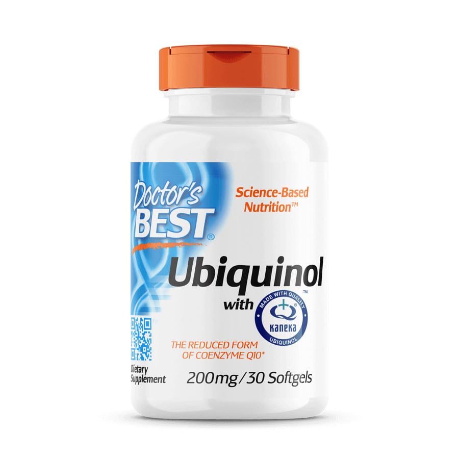 Натуральна добавка Doctor's Best Ubiquinol with Kaneka 200 мг 30 капс. (7837)