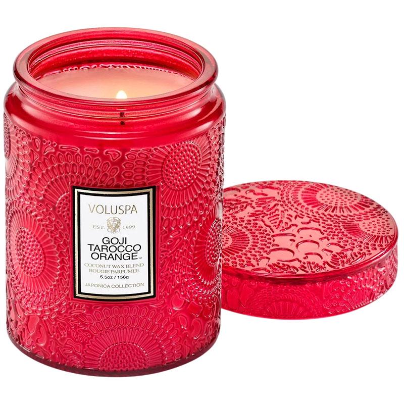 Свеча ароматическая Voluspa Japonica Goji Tarocco Orange 156 г стакан с крышкой (111000767)
