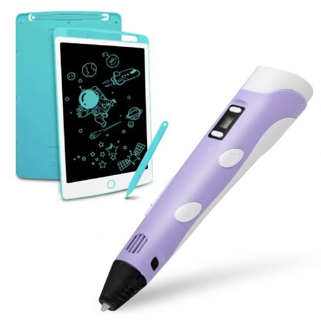 3D-ручка Pen-6 з LCD-дисплеєм Draw Your Dream Фіолетовий (MS-13534) - фото 7