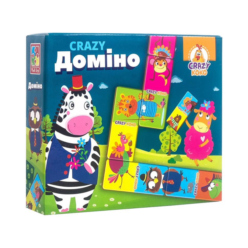 Настольная игра Vladi Toys Crazy Домино 21х5х18 см от 3 лет Коралловый (SR-113-N-920) Настольная игра Vladi Toys Crazy Домино 21х5х18 см от 3 лет Коралловый (SR-113-N-920)