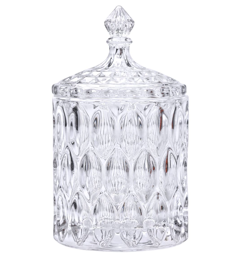 Конфетница стеклянная с крышкой из хрустального стекла (HP-4-102) - фото 2 Конфетница стеклянная с крышкой из хрустального стекла (HP-4-102) - фото 2